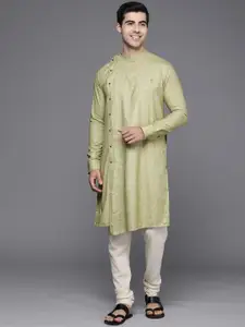 Manyavar Men Green Kurta