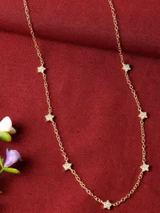 GIVA 925 Silver Golden Star Constellation Necklace