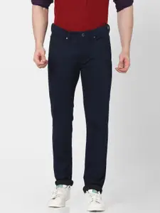Celio Men Navy Blue Mid-Rise Straight Fit Jeans