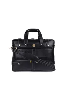HiLEDER Unisex Pure Leather Stylish Business Briefcase Laptop Bag