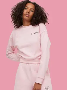 H&M H&M Woman Pink Printed sweatshirt