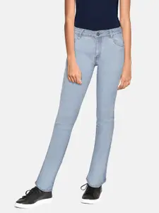 UTH by Roadster Girls Blue Bootcut Light Fade Stretchable Jeans
