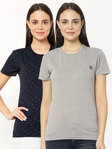 MACK JONNEY Women Pack Of 2 T-shirts