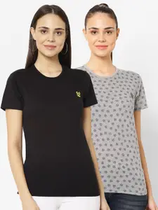 MACK JONNEY Women Pack Of 2 T-shirts