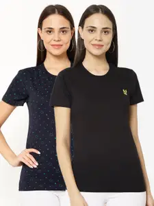 MACK JONNEY Women Pack Of 2 T-shirts