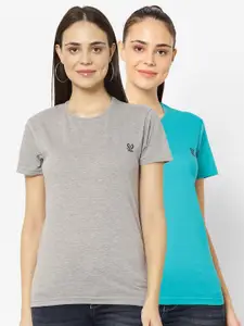 MACK JONNEY Women Pack Of 2 T-shirts