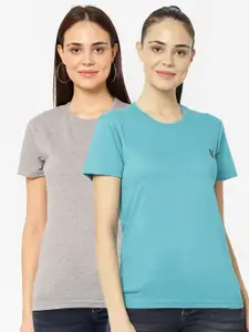 MACK JONNEY Women Pack Of 2 T-shirts