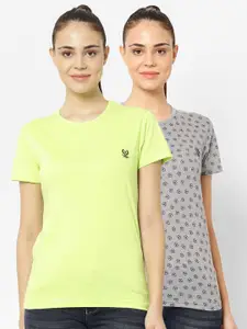 MACK JONNEY Women Pack Of 2 T-shirts