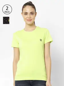 MACK JONNEY Women Pack Of 2 T-shirts