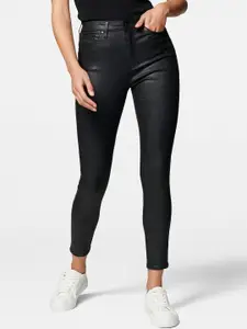 Forever New Women Black Skinny Fit Solid Mid-Rise Jeans