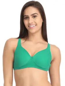 Clovia Cotton Rich Non-Padded Non-Wired Bra With Double Layered Cups