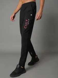 CULT Men Black Solid Supersoft Track Pants