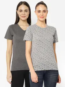 MACK JONNEY Women Pack Of 2 T-shirts