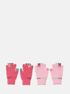 FabSeasons Women Pack Of 2 Solid Winter Gloves