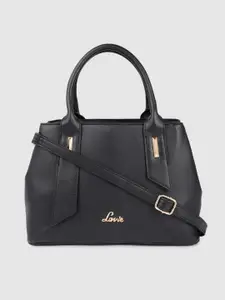 Lavie Wurumba Women Black Small 2 Compartment Satchel Handbag