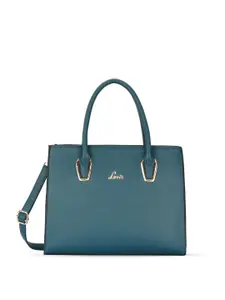 Lavie Ketamine Women Blue Solid Large Satchel Handbag