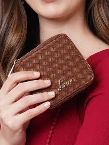 Lavie BOT PRO Women Tan Brown Small Zip Around Wallet