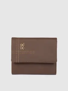 Baggit Women Brown Three Fold Wallet
