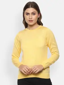 Van Heusen Woman Women Yellow Pullover