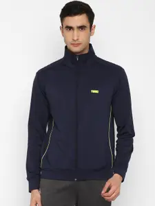Yuuki Men Navy Blue Lightweight Sporty Jacket