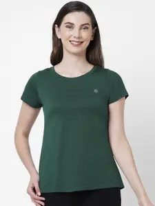 Soie Women Green Lounge T-shirt