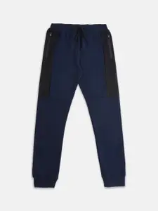 Pantaloons Junior Boys Navy Blue Printed Joggers