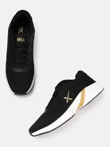 HRX by Hrithik Roshan Men Black Knit Run 1.2 Running Shoes
