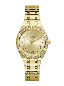 GUESS Women Gold-Toned Analogue Watch GW0033L2