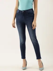 Flying Machine Women Blue Veronica Skinny Fit High-Rise Clean Look Stretchable Jeans