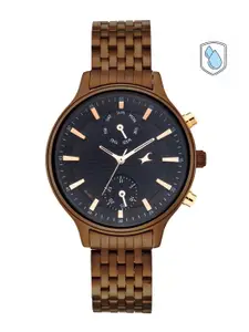 Fastrack Women Black Analogue Watch 6208KM01