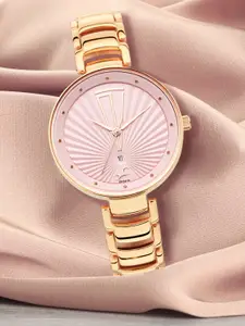 Fastrack Women Pink Analogue Watch 6216WM01