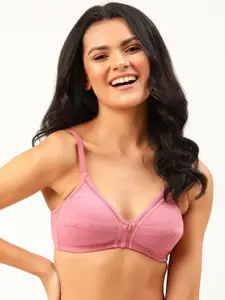 DressBerry Pink Solid Non-Wired Non Padded Everyday Bra PM-BRA-FAGOT-001D New 1