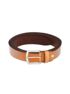 WildHorn Men Tan & Brown Solid Leather Belt