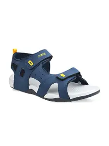 Campus Men Navy Blue Solid Anti-Fungal & Anti-Allergy Sports Sandal