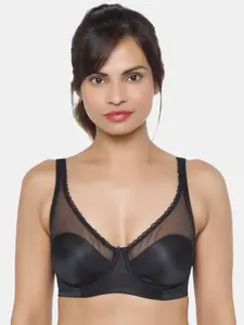 miorre Black Lace Non-Wired Non Padded T-shirt Bra BR01-093159