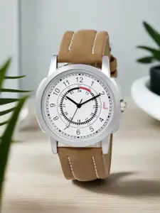 LOREM Men Brown Analogue Watch
