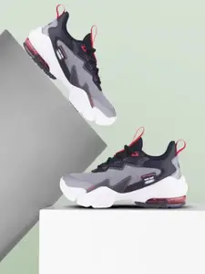 FURO by Red Chief Men Grey Mesh Running Shoes