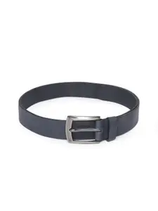 United Colors of Benetton United Colors of Benetton Men Navy Blue Perforated Leather Belt