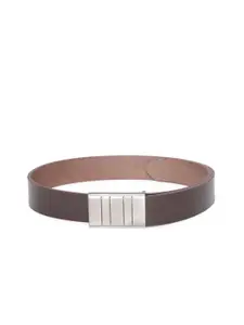 United Colors of Benetton United Colors of Benetton Men Coffee Brown Leather Belt
