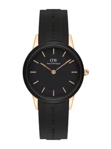 Daniel Wellington Iconic Motion (10 ATM) 32mm RG Black Women Watch - DW00100426