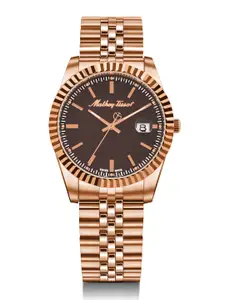 Mathey-Tissot Swiss Made Analog Brown Dial Men's Watch - H810PRM