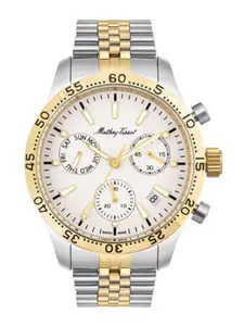 Mathey-Tissot Men Swiss-Made White Analogue Watch H1822CHBI