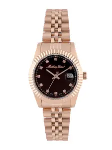 Mathey-Tissot Women Brown Swiss Made Analog Dial Watch - D810PRM