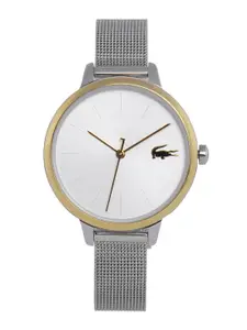 Lacoste Women Silver-Toned Cannes Analogue Watch 2001127