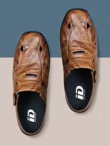 ID Men Tan Brown Shoe-Style  Sandals