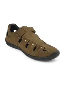 ID Men Olive Green Fisherman Sandals