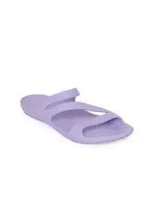 Crocs Kadee  Women Lavender Solid Thong Flip-Flops