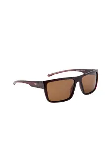 GIO COLLECTION Men Brown Lens & Brown Wayfarer Sunglasses UV Protected Lens GM10003C03