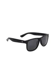 GIO COLLECTION Men Grey Lens & Black Wayfarer Sunglasses with UV Protected Lens GM10001C01