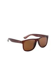 GIO COLLECTION Men Brown Lens Wayfarer Sunglasses with UV Protected Lens GM10001C03